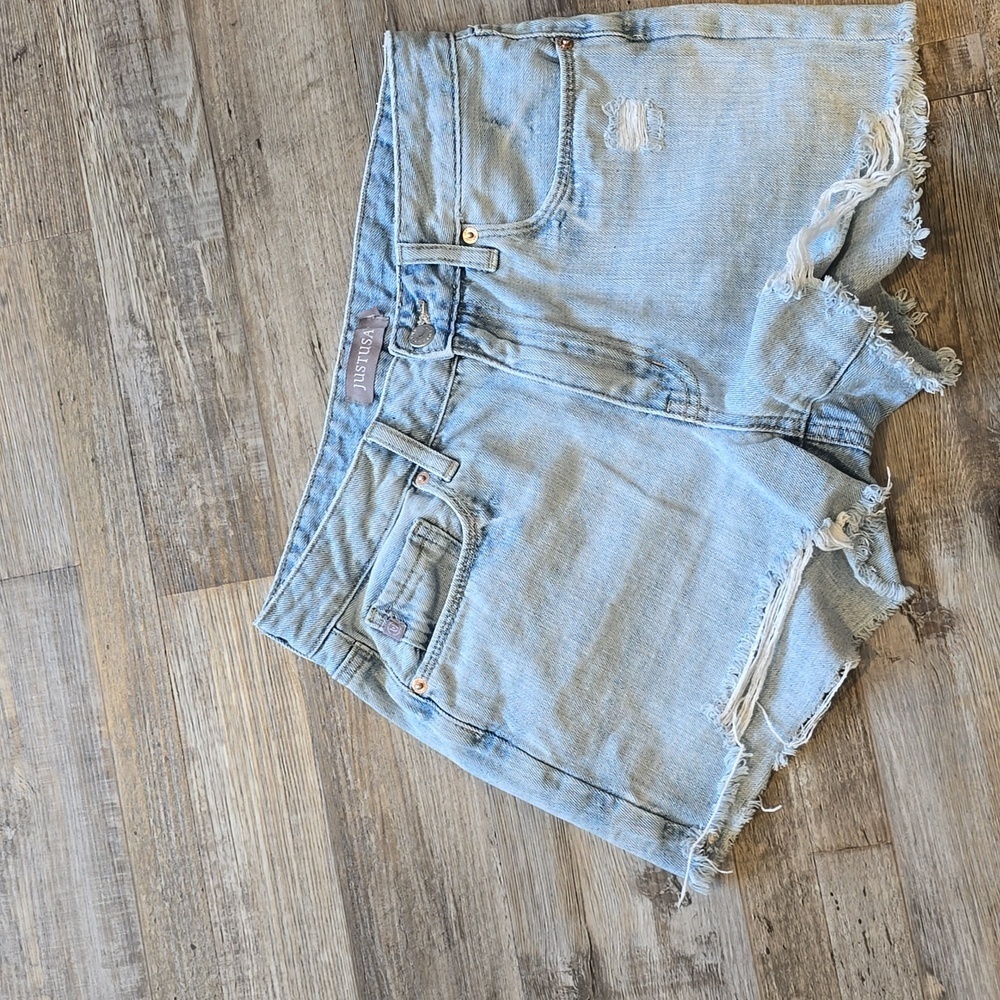 JUST USA| Denim Shorts | Size Medium​ - Picture 3 of 9